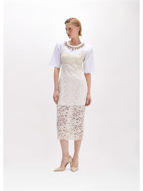 dress woman white BLUGIRL BLUMARINE | RA5122J4897/C3601